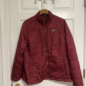 L.L. Bean Red Quilted Jacket